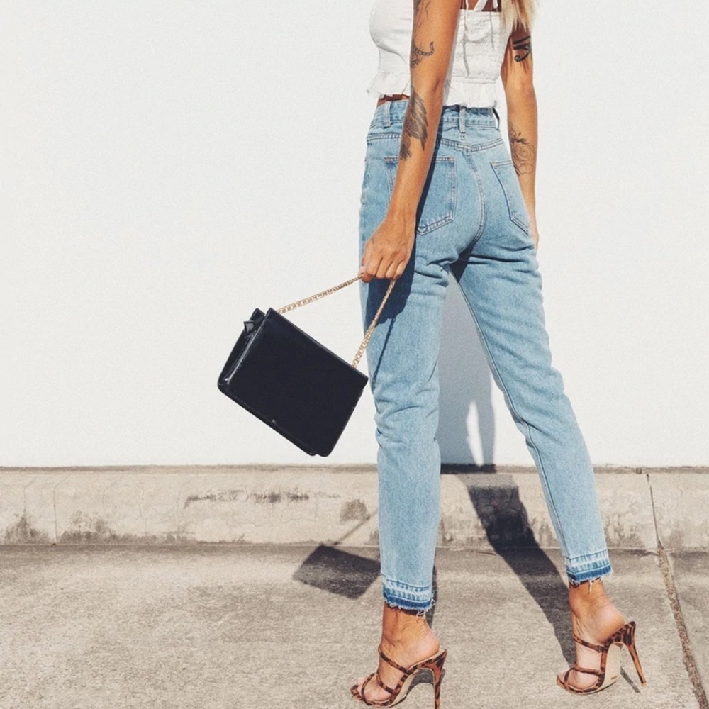 NWT Princess Polly Lioness Mind Over Matter Mom Jeans
